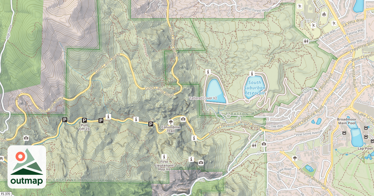 Map of Tattered Cover