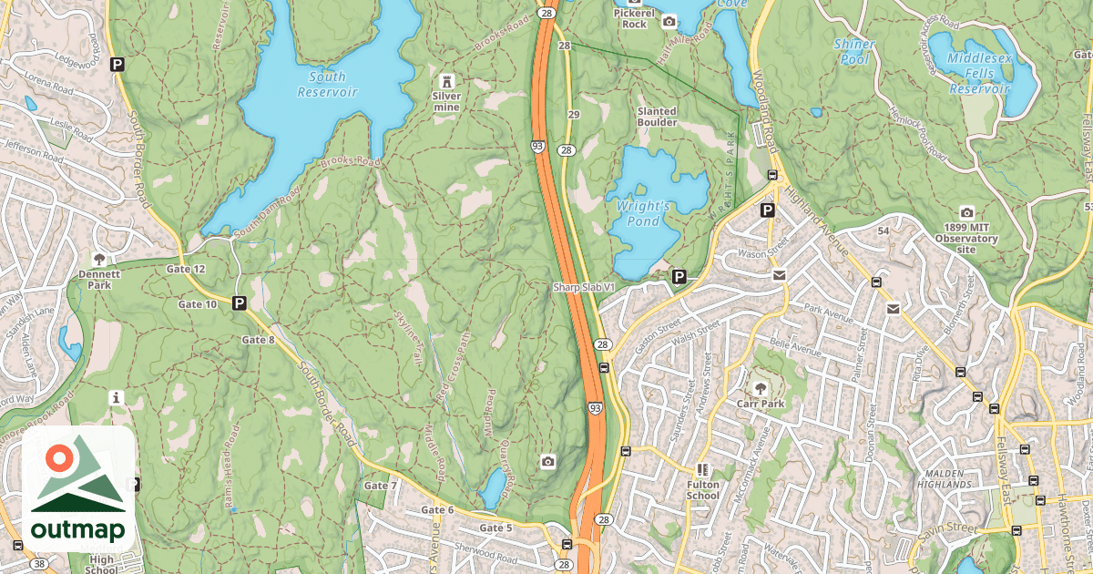Map of Sharp Slab