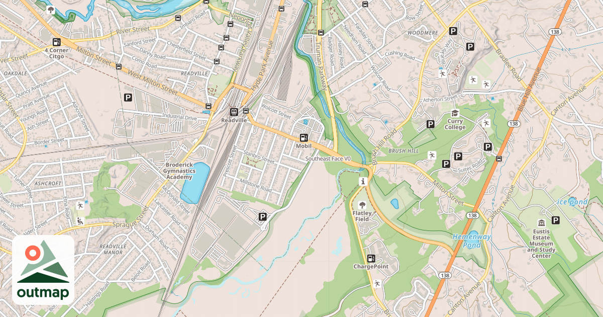 Map of Southeast Face