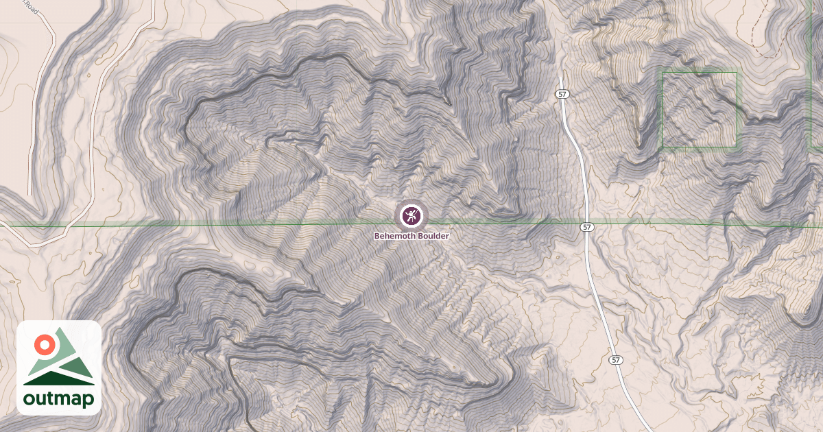 Map of Behemoth Boulder