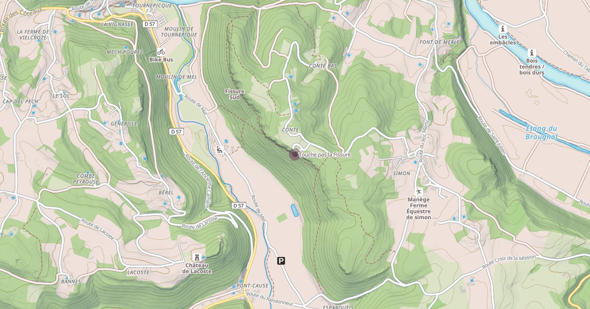 Map preview of Touche pas la Fissure