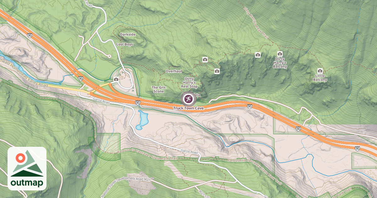 Map of Truck Town Cave