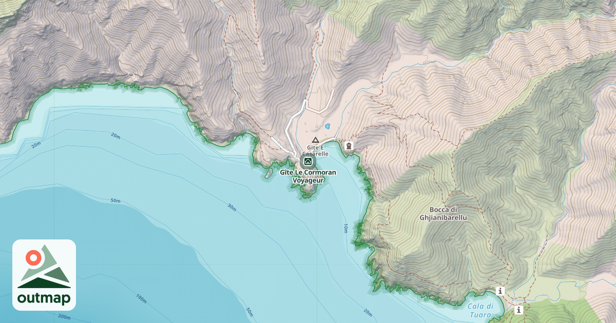 Map of Gîte Le Cormoran Voyageur