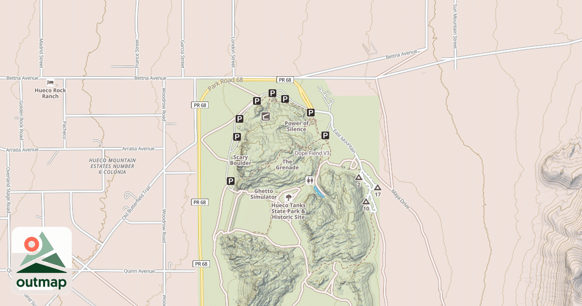 Map of Dope Fiend