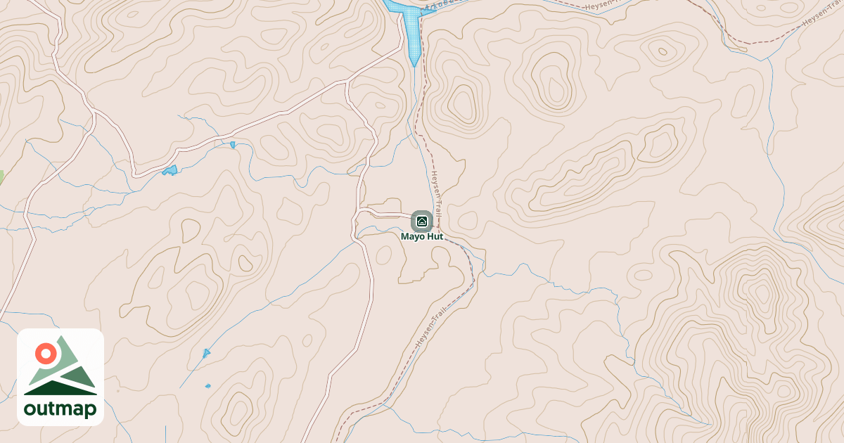 Map of Mayo Hut