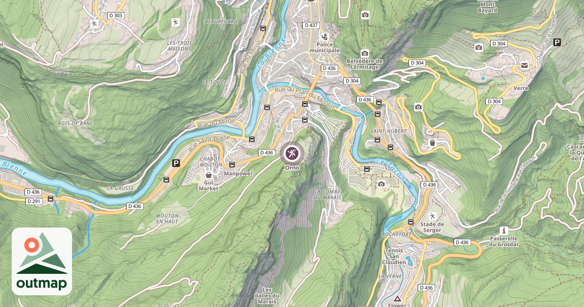 Map of Orno