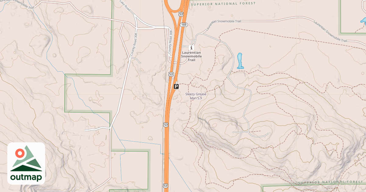 Map of Sleezy Grease Man