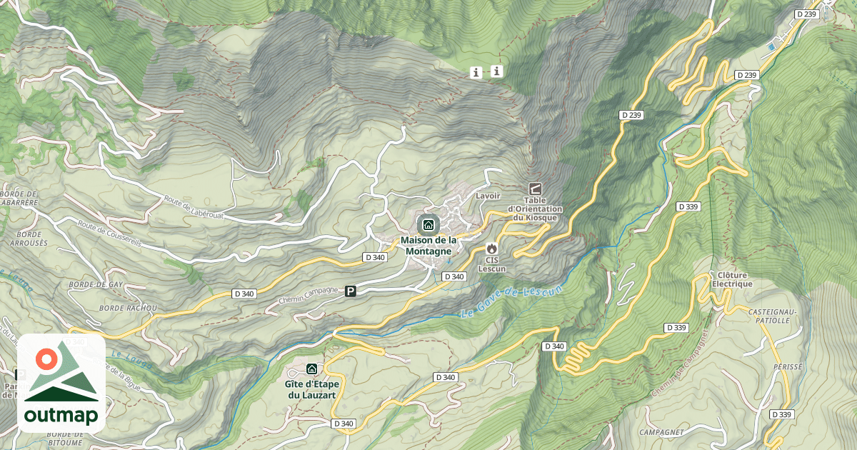 Map of Maison de la Montagne