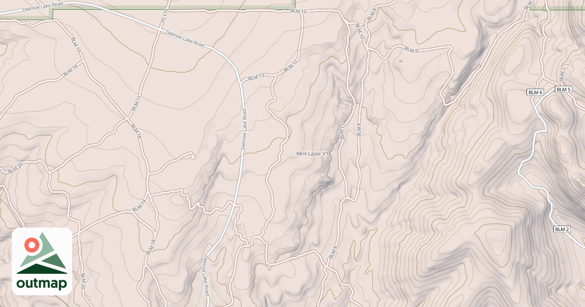 Map of Mini Lazer