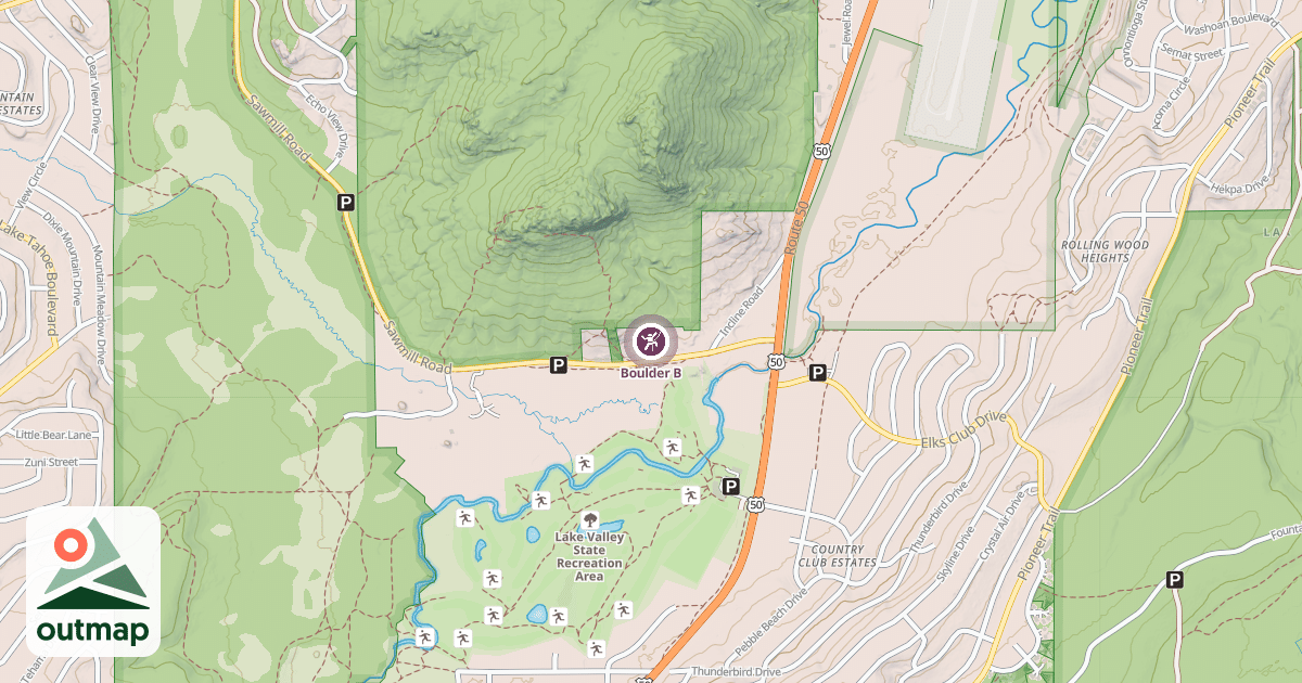 Map of Boulder B