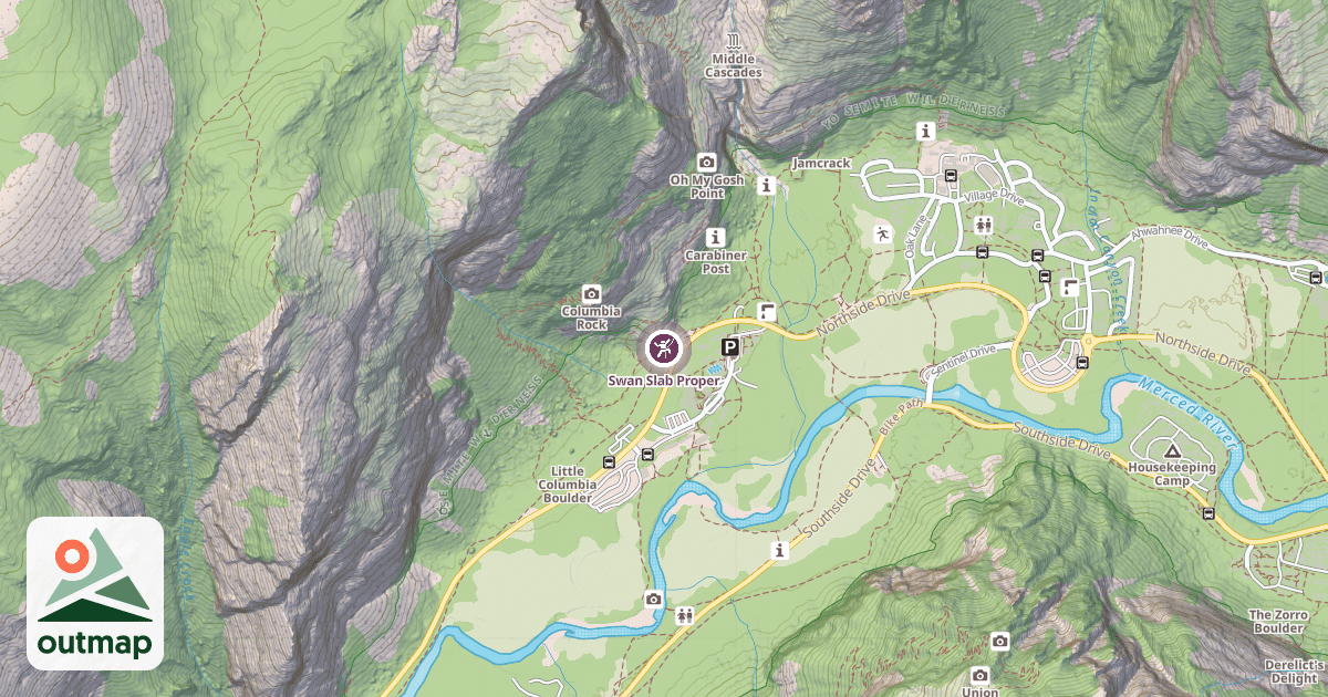Map of Swan Slab Proper