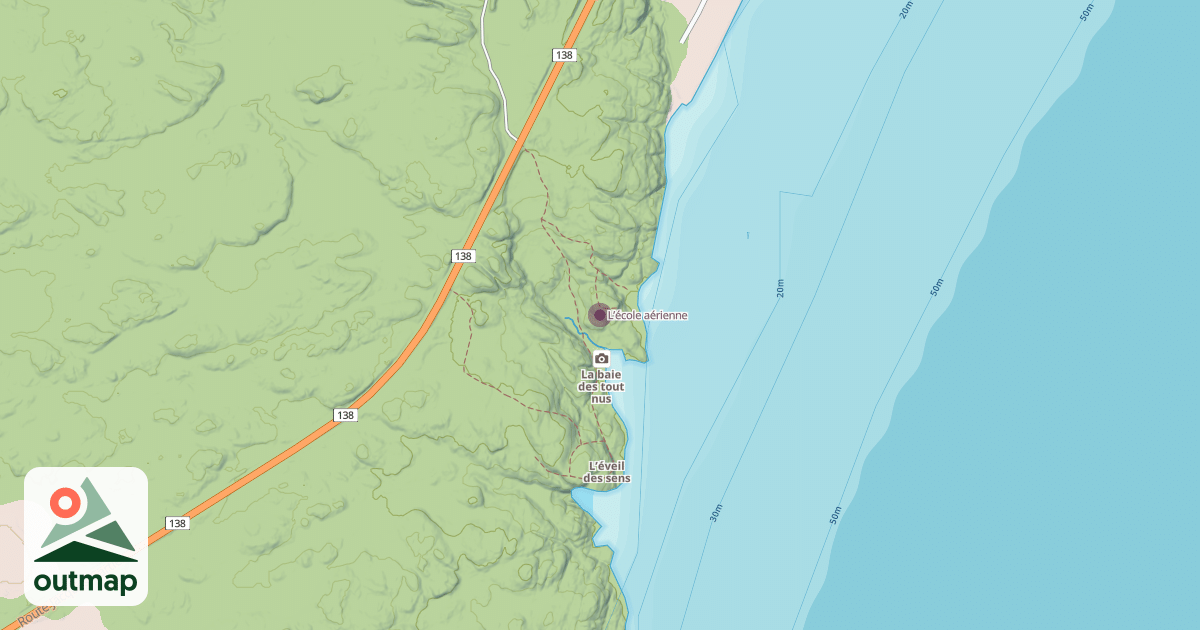 Map of L’école aérienne