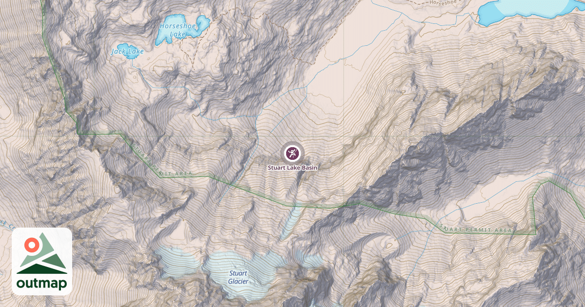 Map of Stuart Lake Basin
