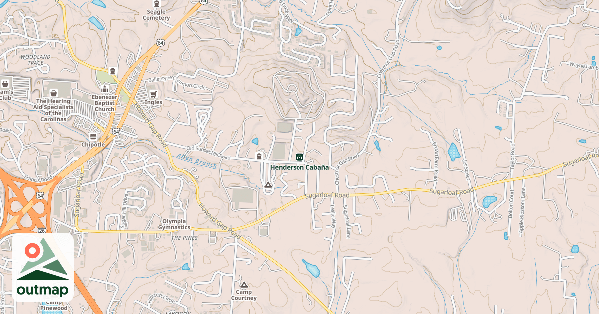 Map of Henderson Hostel