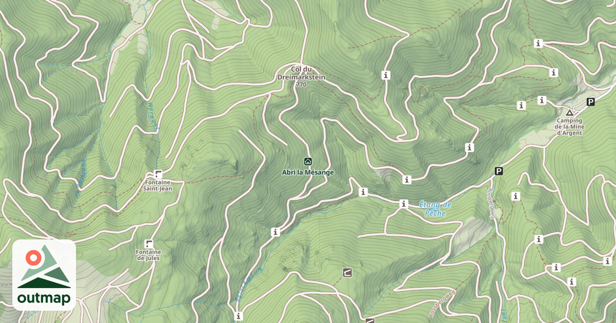 Map of Abri la Mesange