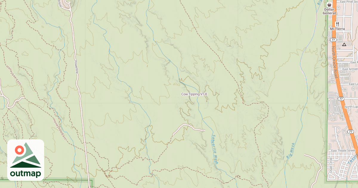 Map of Cow Tipping