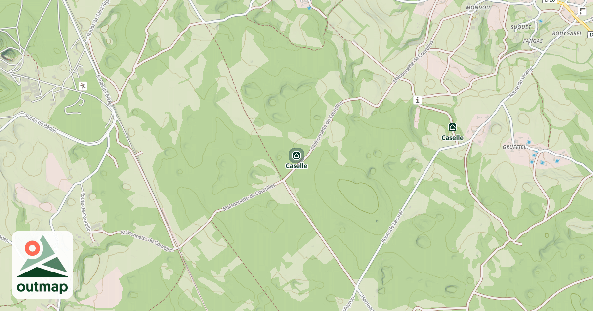 Map of Caselle