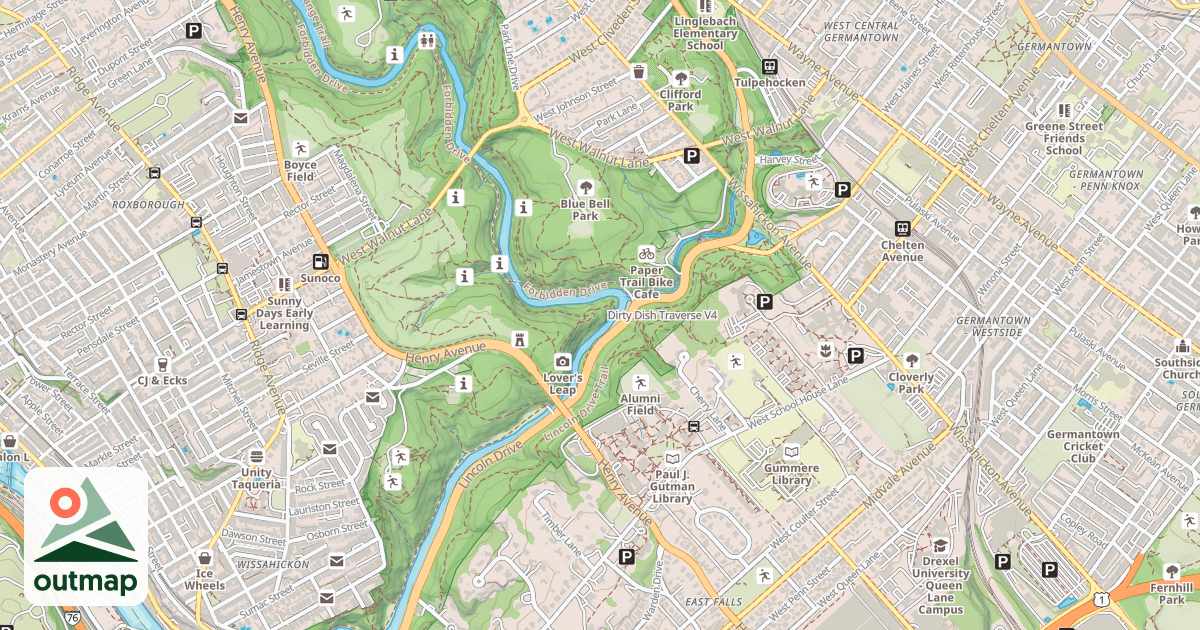 Map of Dirty Dish Traverse