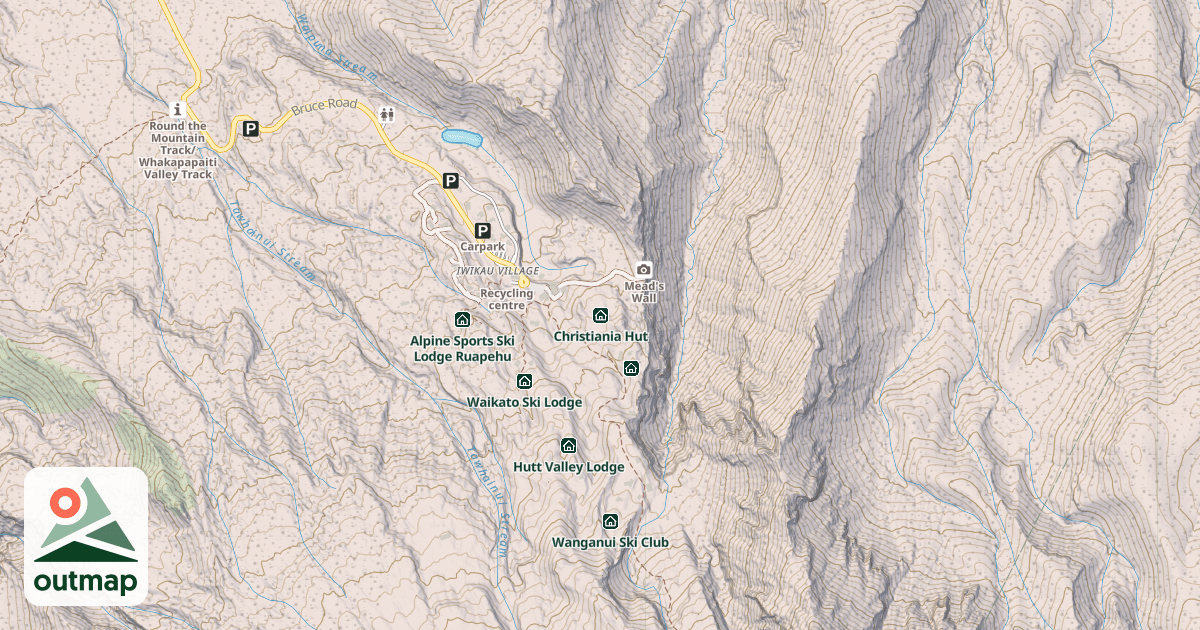 Map of Christiania Hut