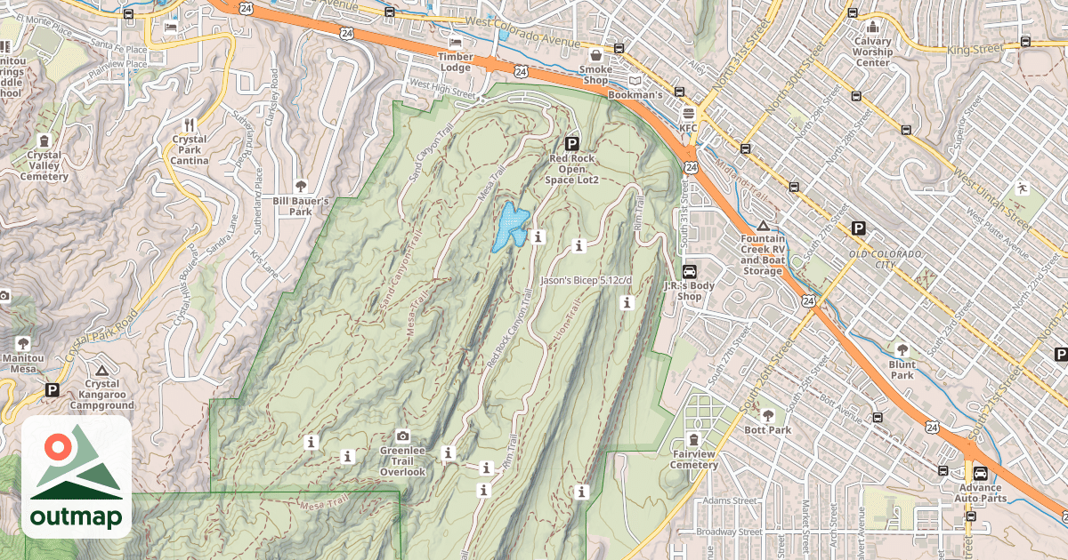 Map of Jason's Bicep