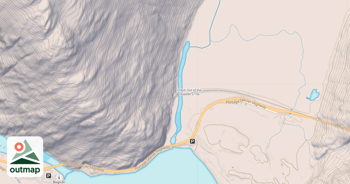 Map of Check Out of the Slopetel