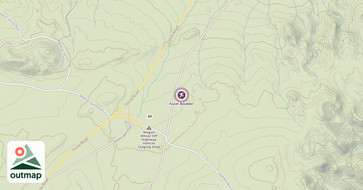Map of Facet Boulder