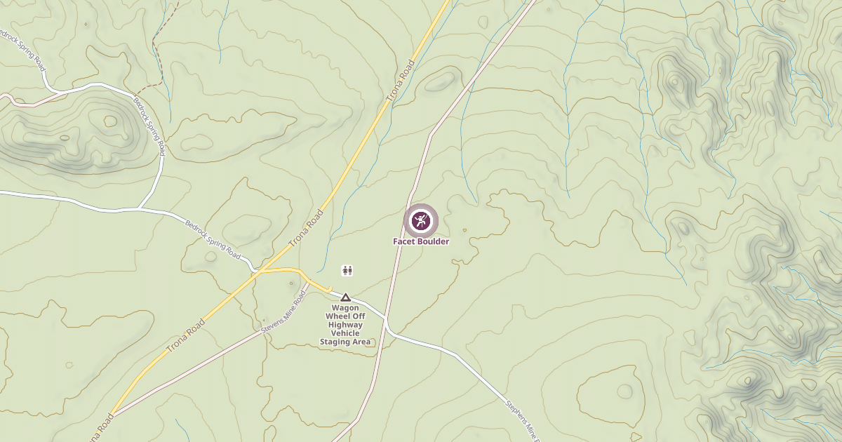 Map preview of Facet Boulder