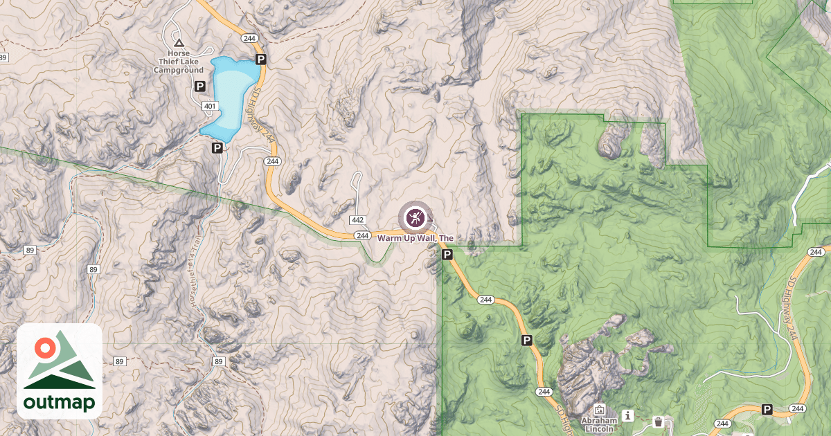 Map of Warm Up Wall, The