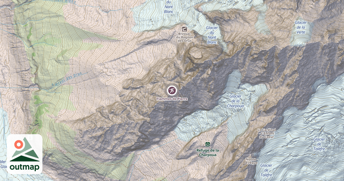 Map of Flammes de Pierre