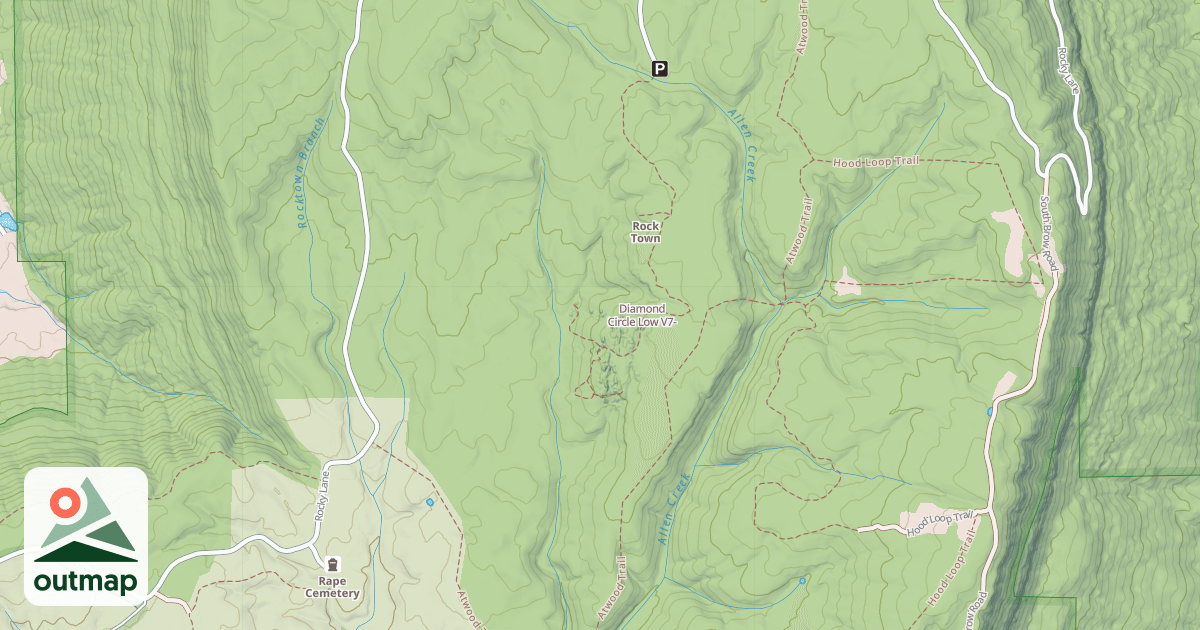 Map of Diamond Circle Low