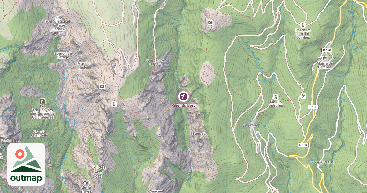 Map of Pilier du Bosc