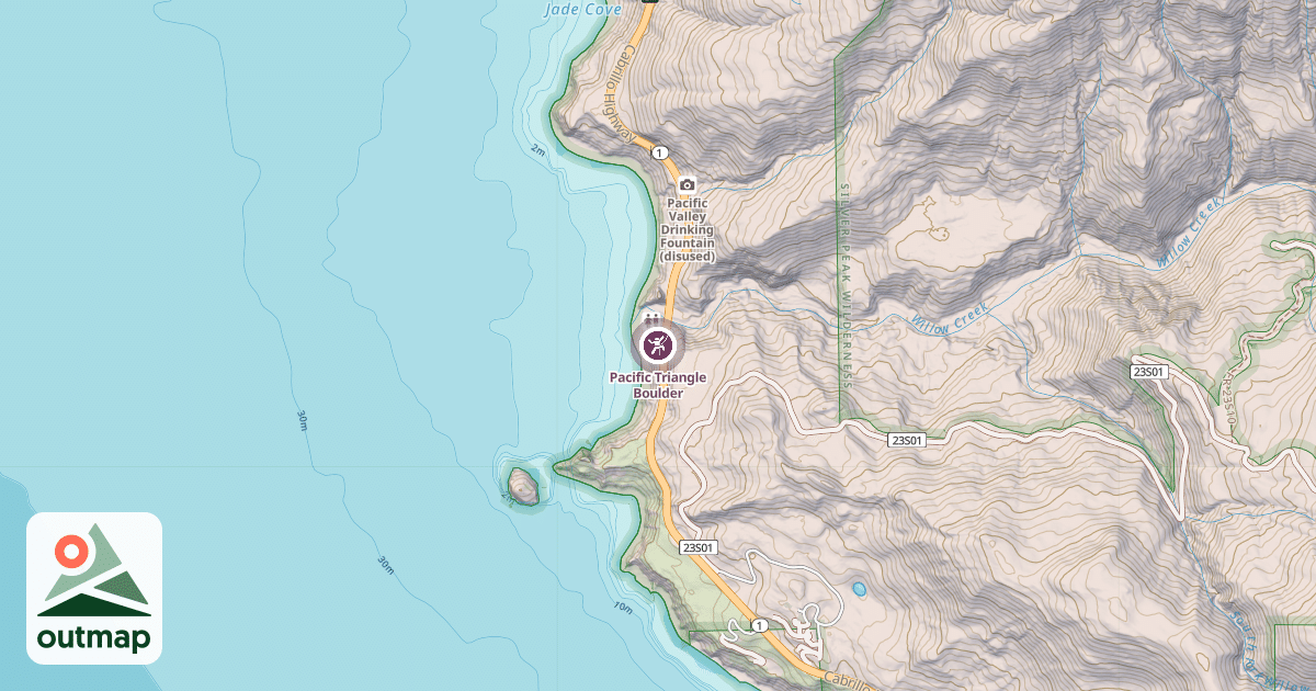 Map of Pacific Triangle Boulder