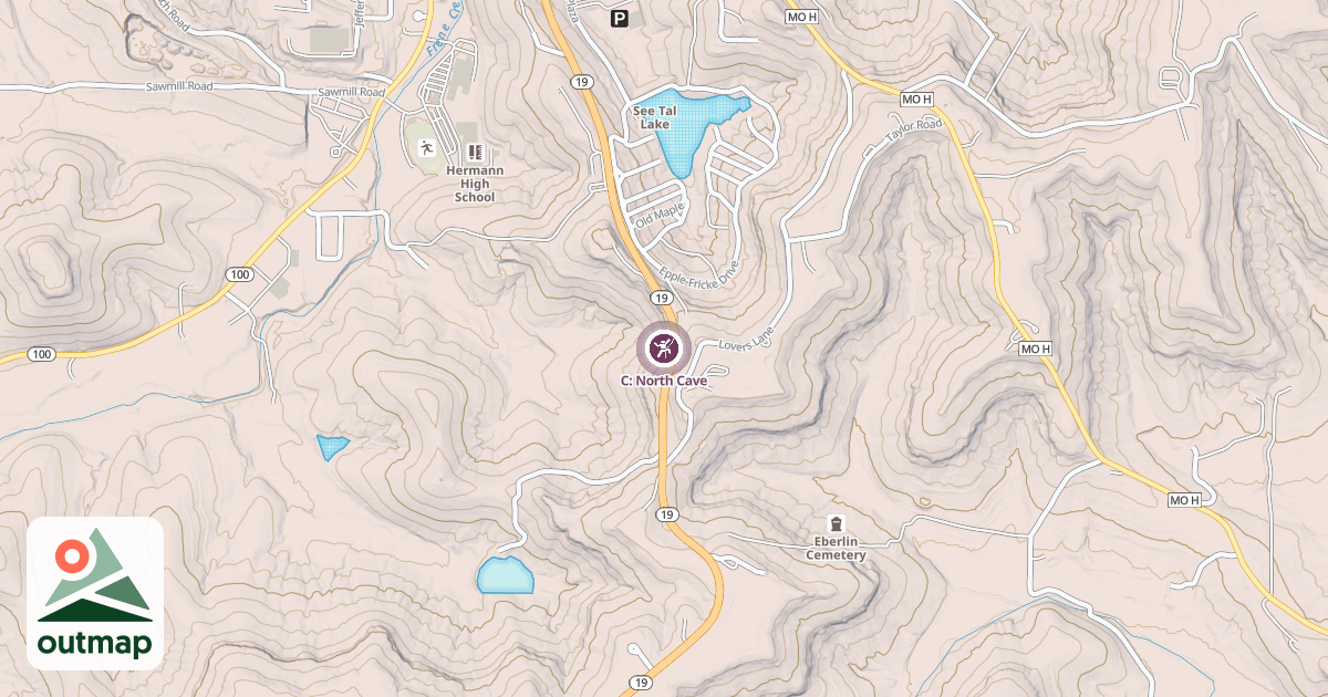 Map of C: North Cave