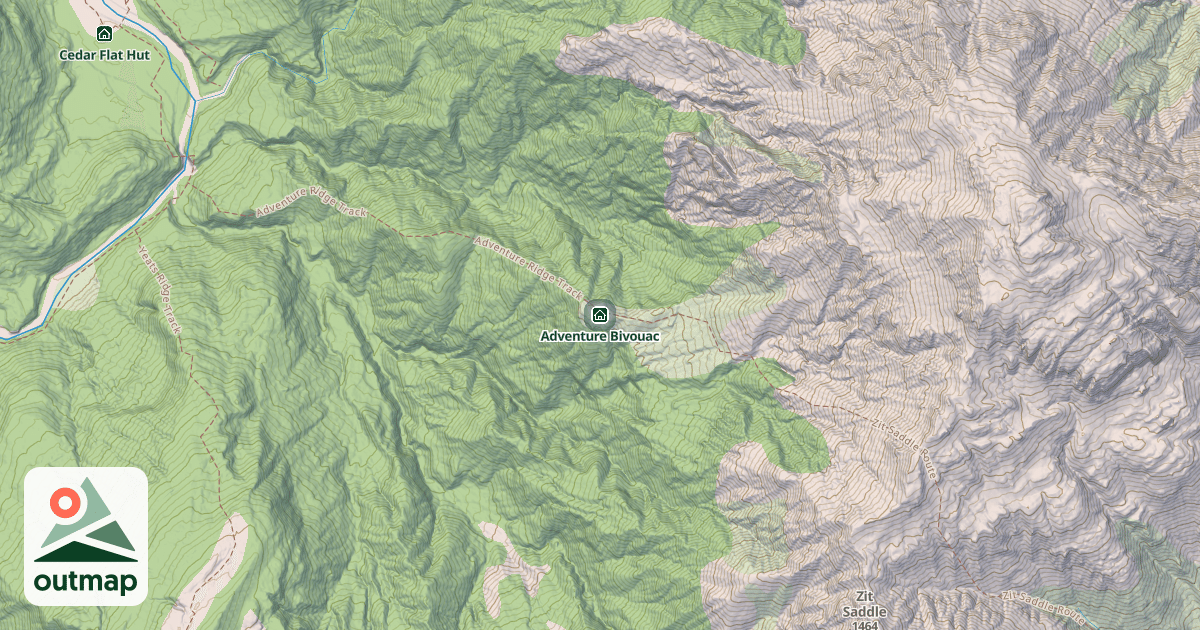 Map of Adventure Bivouac