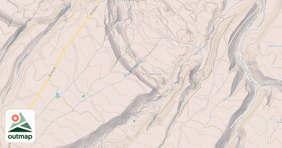 Map of Bris Shortcut