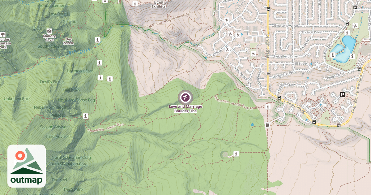 Map of Love and Marriage Boulder, The