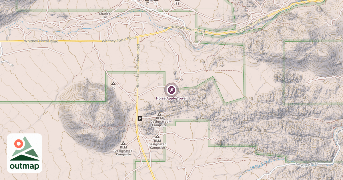 Map of Horse Apple Tower