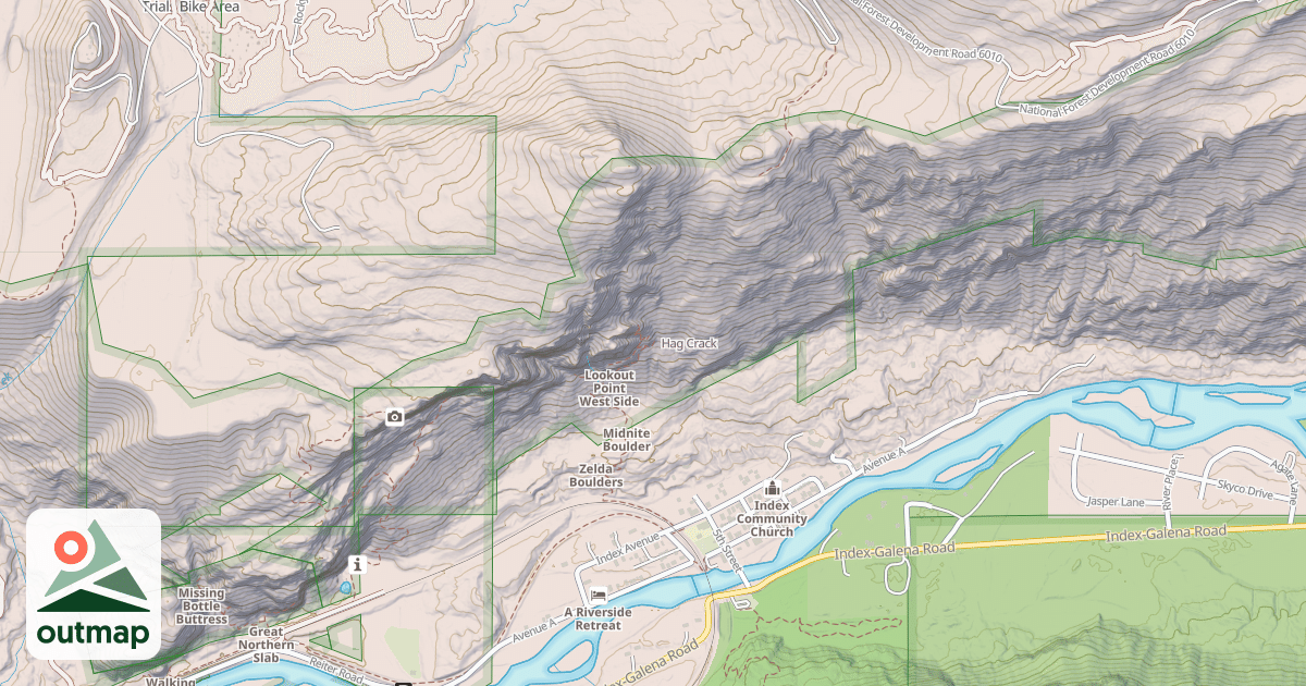 Map of Hag Crack