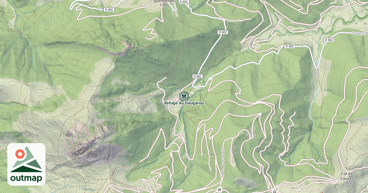Map of Refuge du Haugarou
