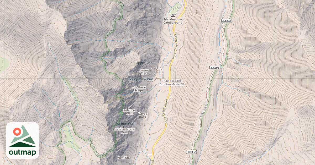 Map of Fluke a.k.a The Drunken Master