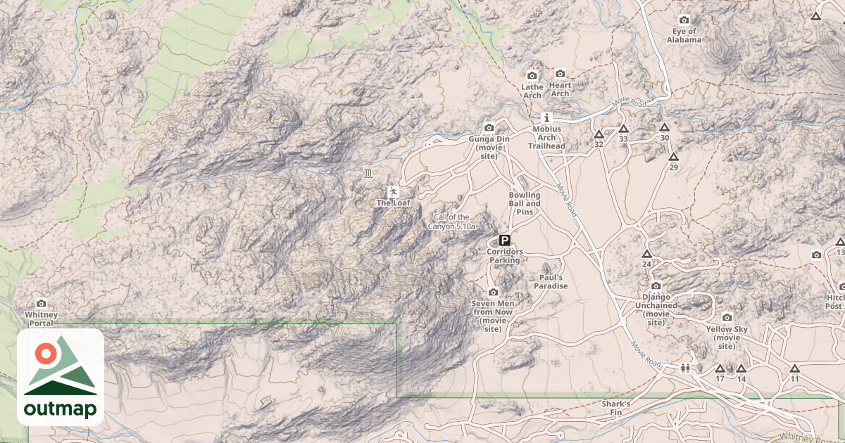 Map of Call of the Canyon