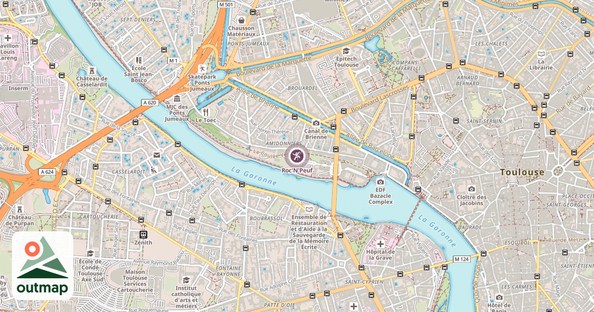 Map of Roc'N'Peuf