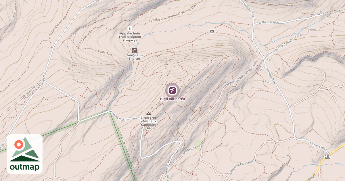 Map of High Rock area
