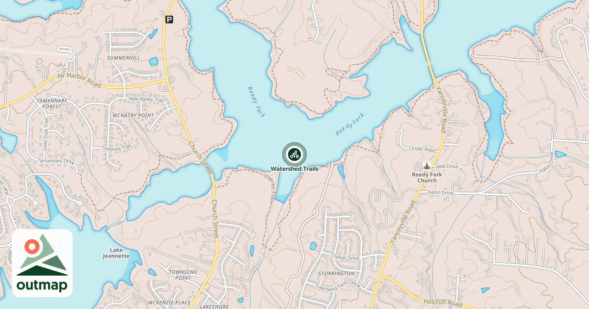 Map of Watershed Trails