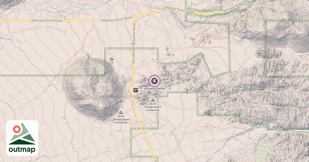 Map of Arizona Dome