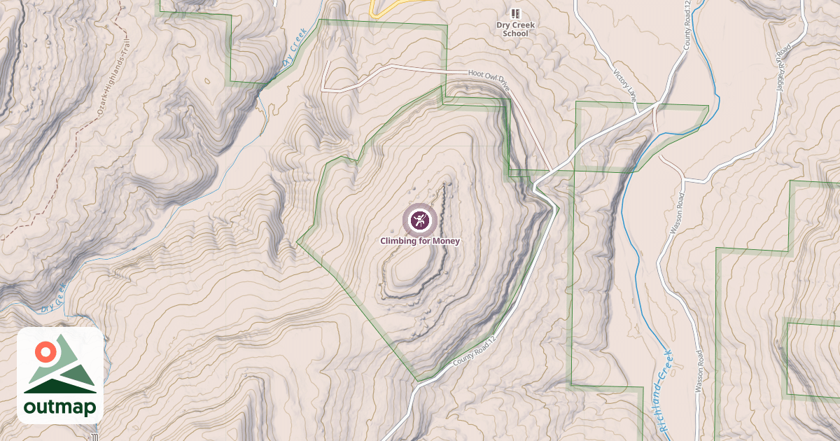 Map of Climbing for Money