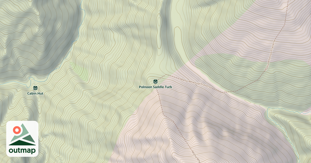 Map of Polnoon Saddle Turk