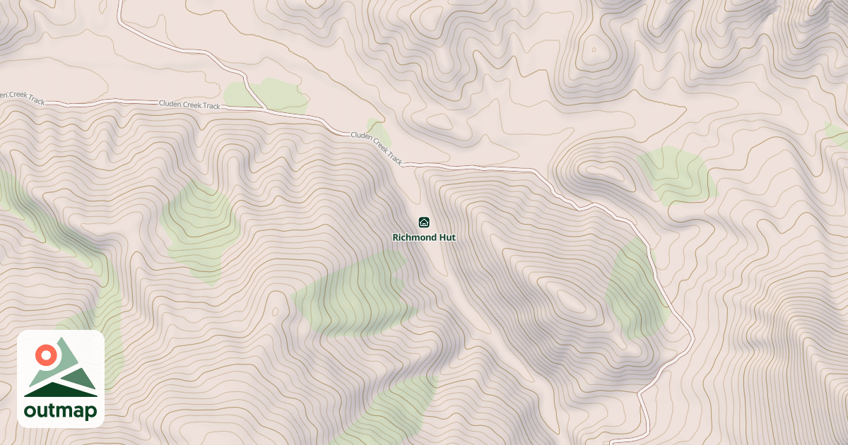 Map of Richmond Hut