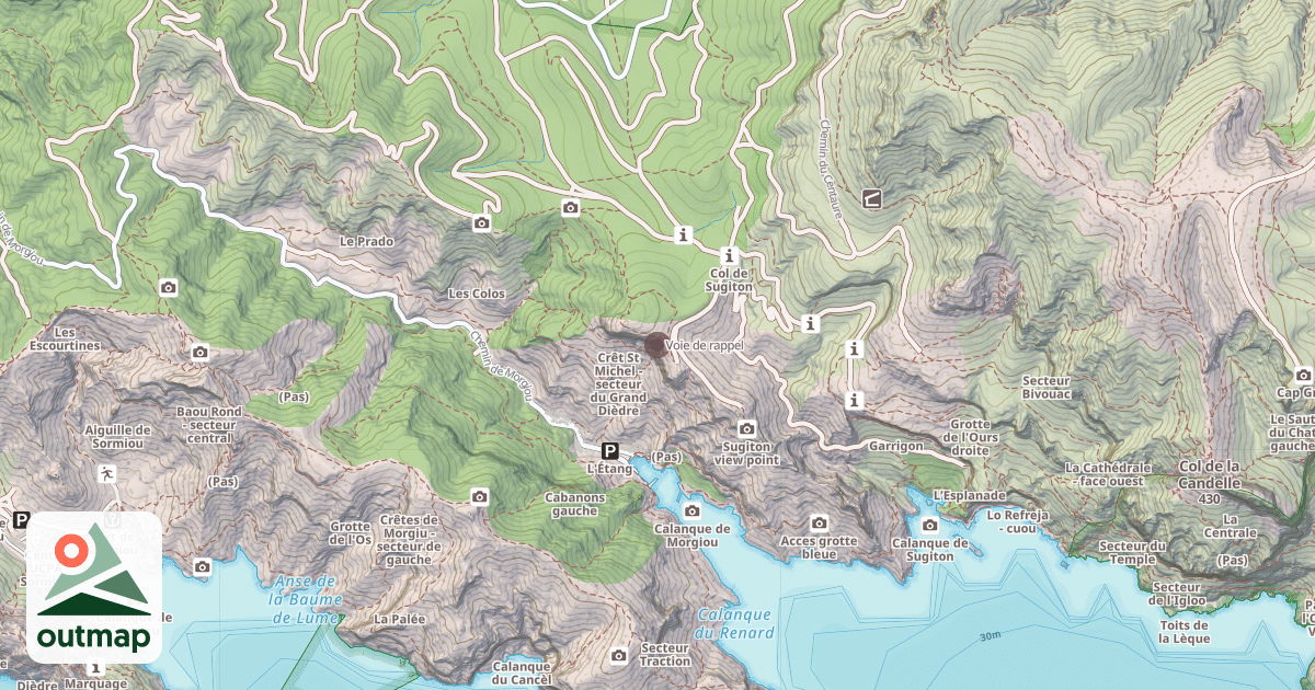 Map of Voie de rappel