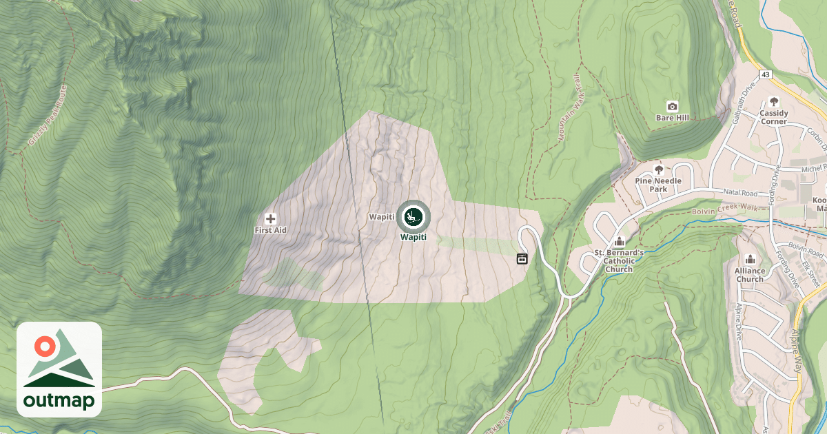 Map of Wapiti